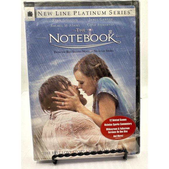 The Notebook DVD New Sealed Bonus Material Nicholas Sparks Ryan Gosling PG 13 - Picture 1 of 2